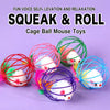 Cage Mouse Cat Toy with Sisal Ball