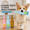 Puppy Bottle Squeaky Toy with Tennis Ball