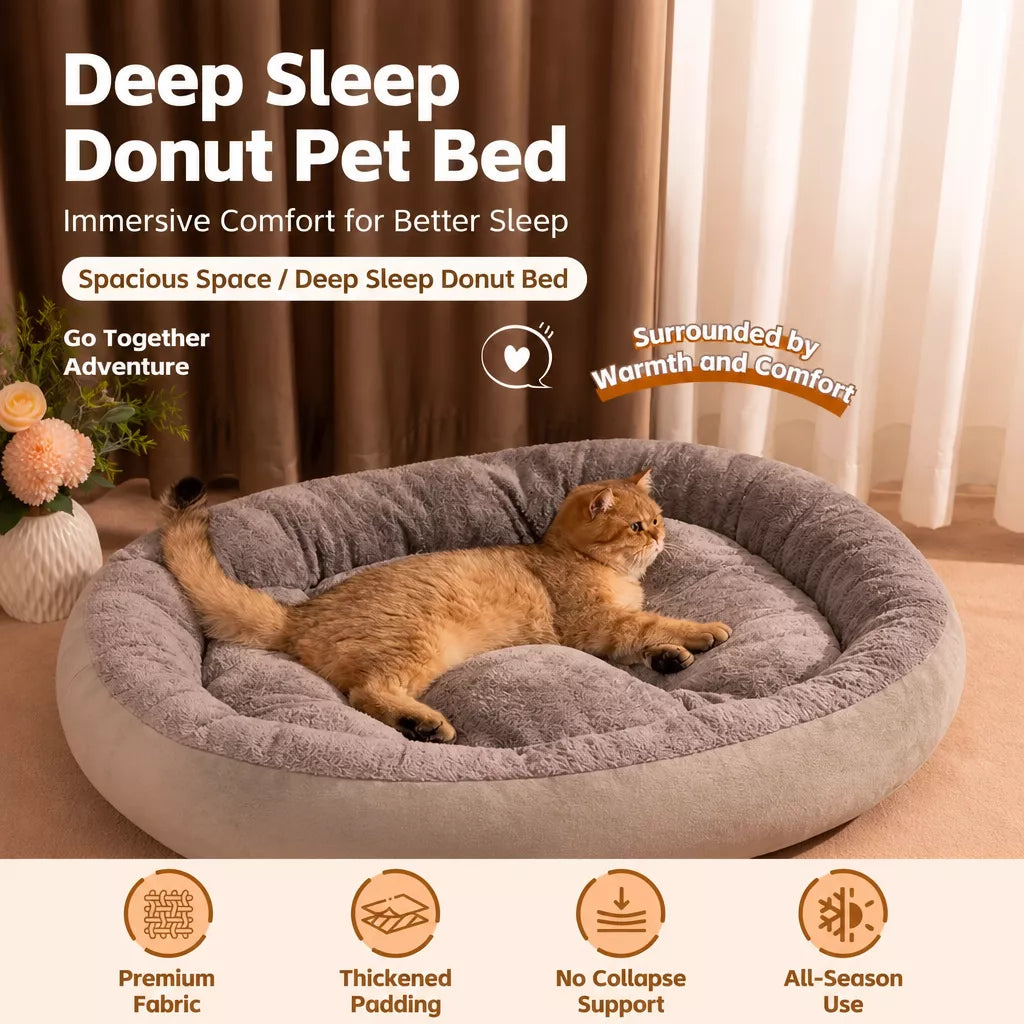 Fleece Pet Bed for Cats and Dogs