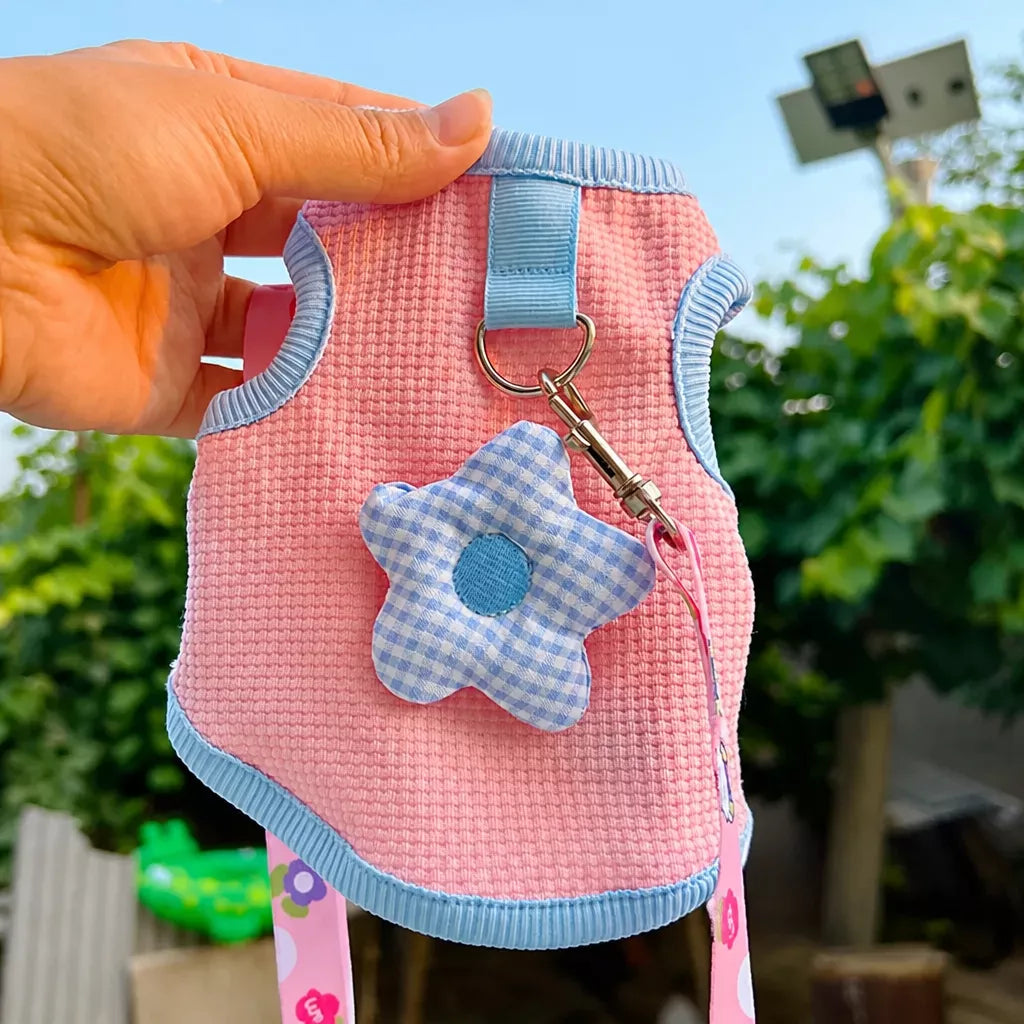 Cat & Small Dog Vest with Leash Opening