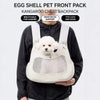 Breathable Canvas Front Pet Carrier Backpack for Cats & Dogs