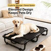 Foldable Elevated Pet Cot with Breathable Mesh