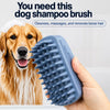 Pet Bath & Grooming Brush for Dogs and Cats