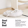 Semi-Enclosed Washable Pet Bed for Cats & Dogs