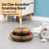 Foldable Accordion Cat Scratcher Toy with Bell