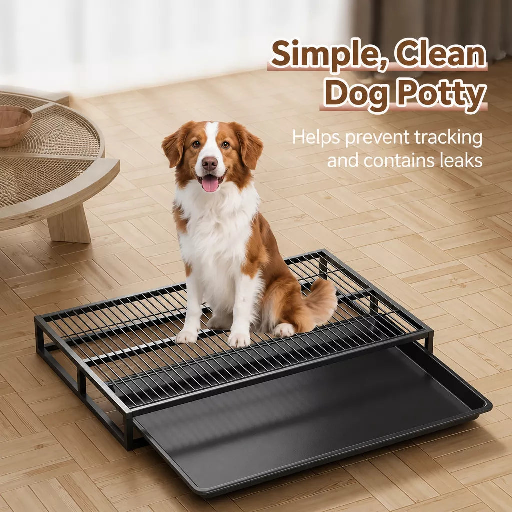 Dog Potty Tray with Pull-Out Drawer