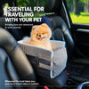 Canvas Front Seat Pet Car Bed for Small Dogs and Cats