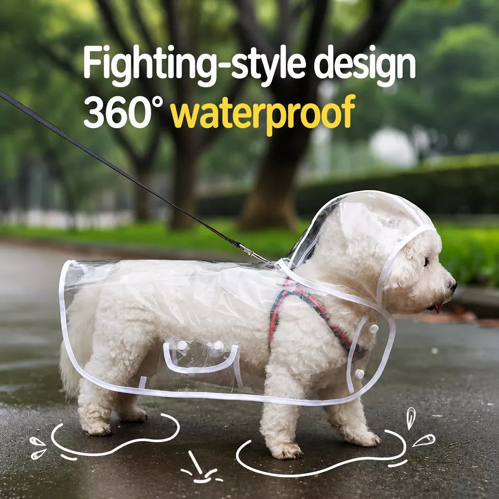 Waterproof Four-Leg Dog Raincoat