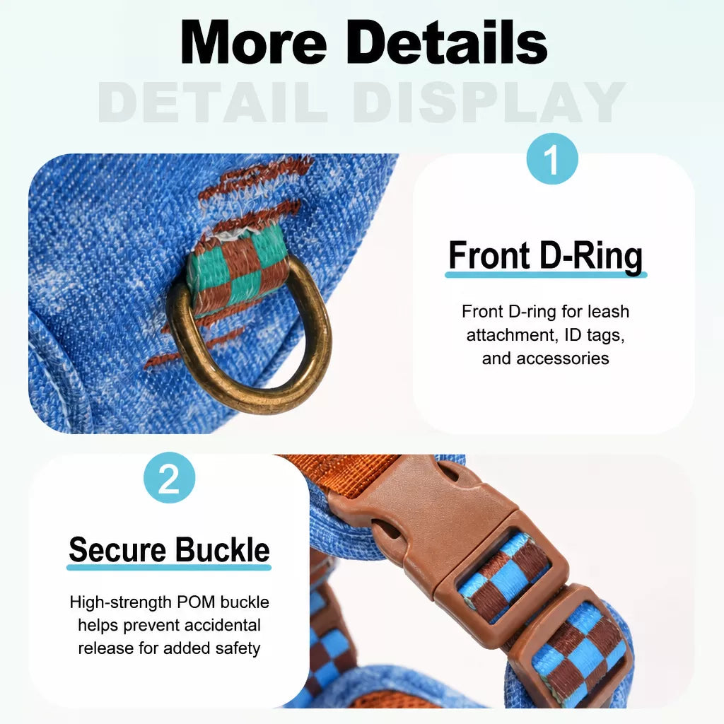 Adjustable Vest-Style Dog Harness