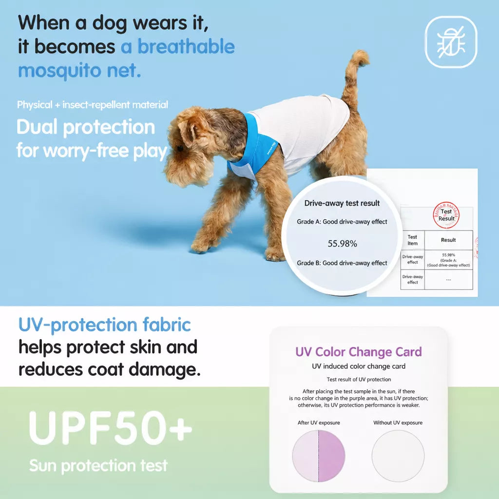 Lightweight Sleeveless Polyester Dog Vest