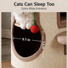 Sisal Barrel Cat Tree with Scratching Board