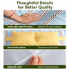 Striped Washable Pet Bed Mats