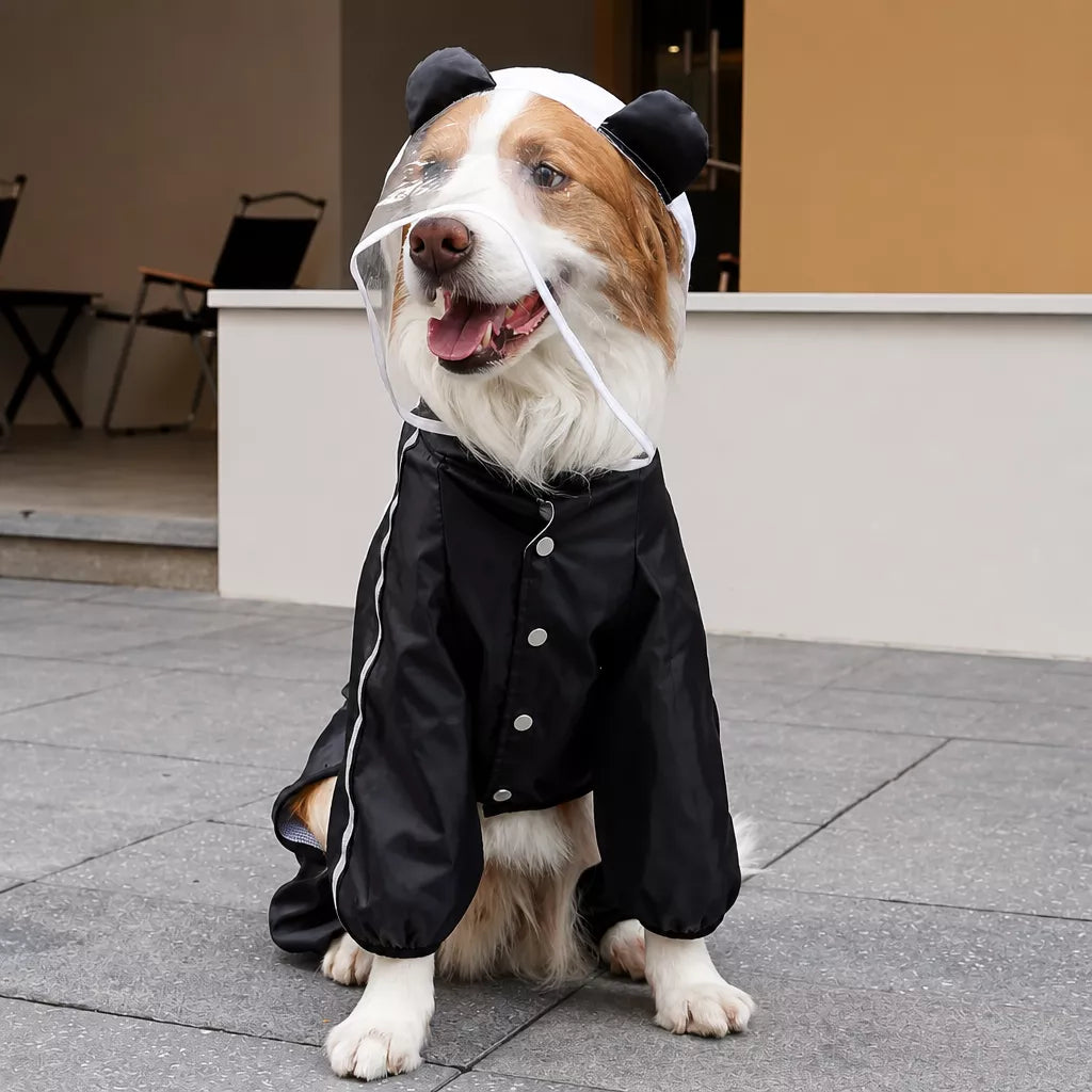 Full-Coverage Four-Leg Waterproof Raincoat for Dogs