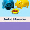 Pig-Shaped Squeaky Dog Toy