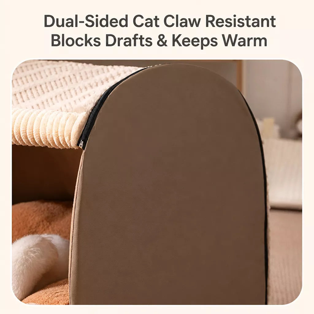 Covered Dog Bed