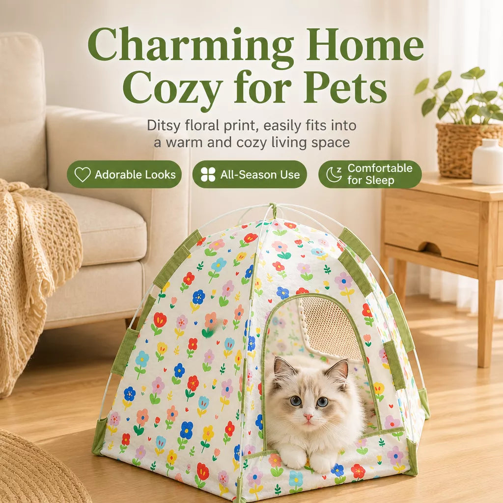 Indoor Cat & Dog Tent Bed