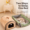 Enclosed Pet Bed House for Dogs and Cats