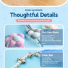 5-Piece Feather Cat Toy Set with Bells