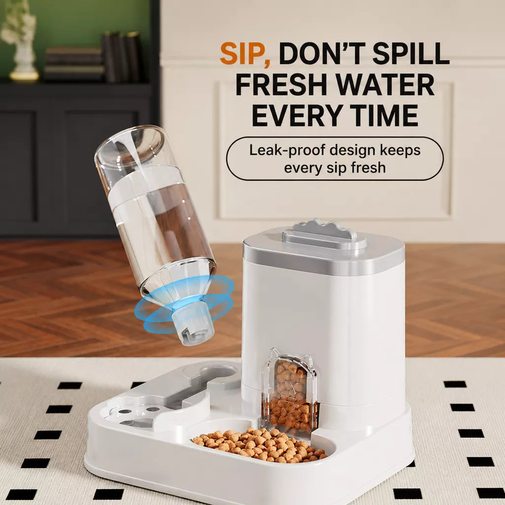 Automatic Pet Feeder for Cats and Dogs