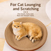 Round Corrugated Cardboard Cat Scratcher Bed