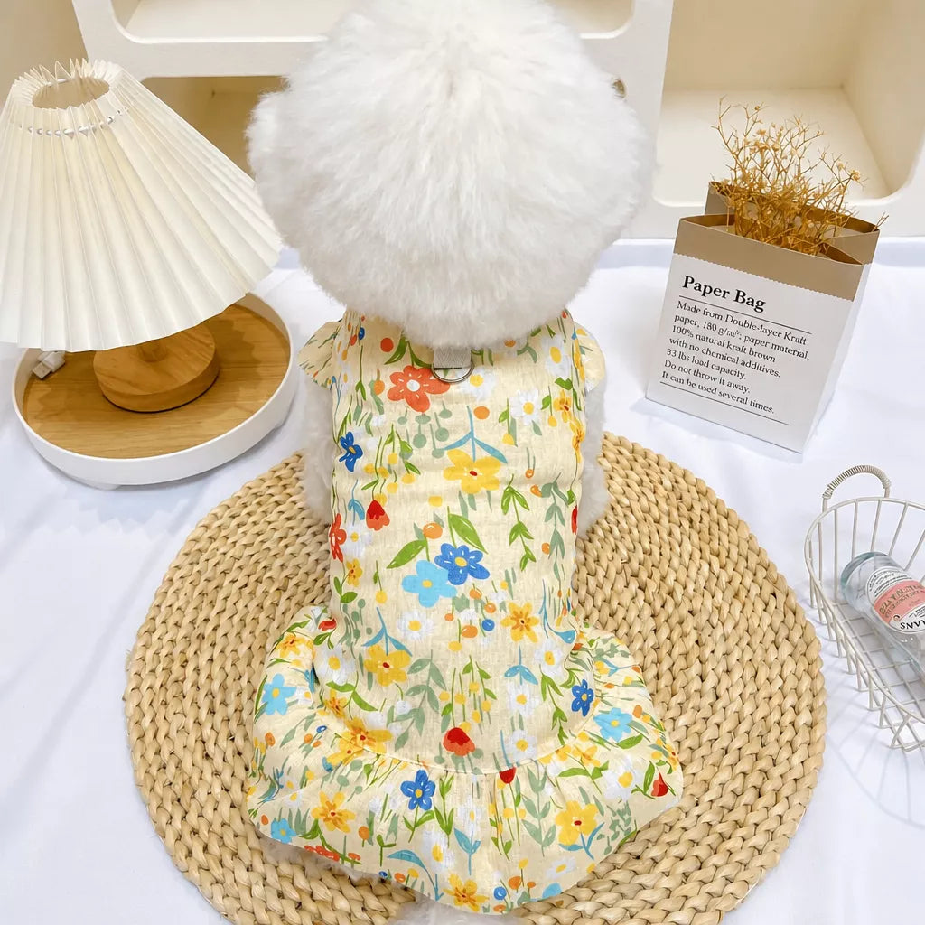 Breathable Mesh Summer Dress for Dogs and Cats