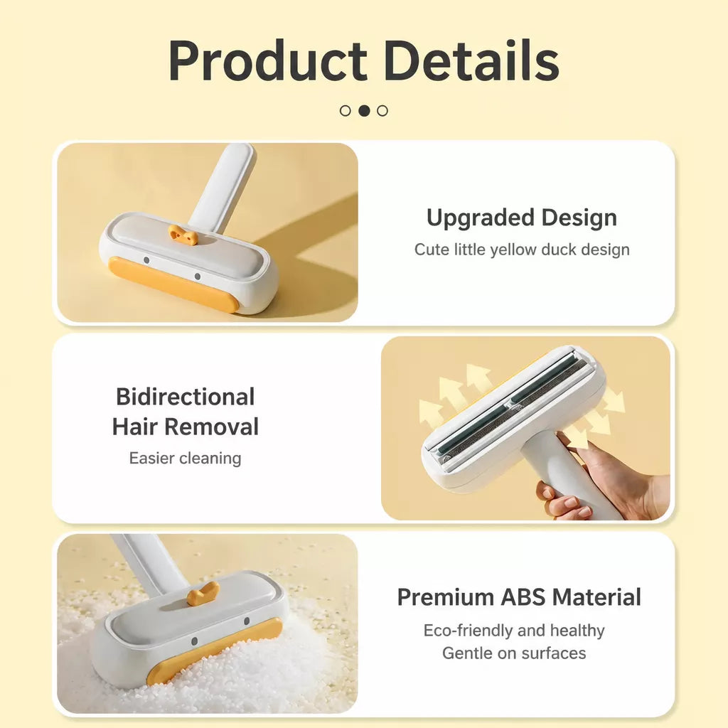 Two-Way Cat Hair Remover for Everyday Cleanup