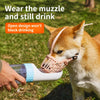Soft Mesh Dog Muzzle with Plastic Guard