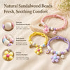 Adjustable Nylon Pet Collar with Wooden Accent and Bell