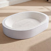 Oval Corrugated Cardboard Cat Scratcher Bed
