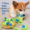 Squeaky Rope Chew Toy for Puppies and Small to Medium Dogs