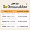 Indoor Cat Enclosure with Integrated Litter Box
