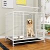 Heavy-Duty Iron Dog Crate with Bottom Tray