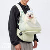 Breathable Canvas Front Pet Carrier Backpack for Cats & Dogs