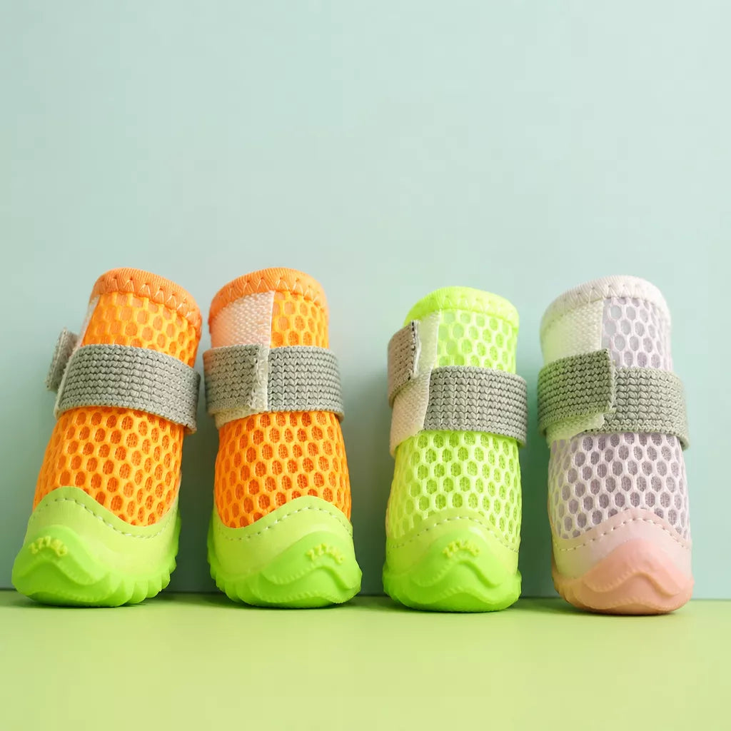 Breathable Mesh Dog Shoes with Soft Soles for Small Dogs