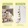 Felt Tomato Cat Wand Toy with Bell