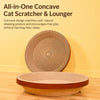 Round Corrugated Cardboard Cat Scratcher Bed
