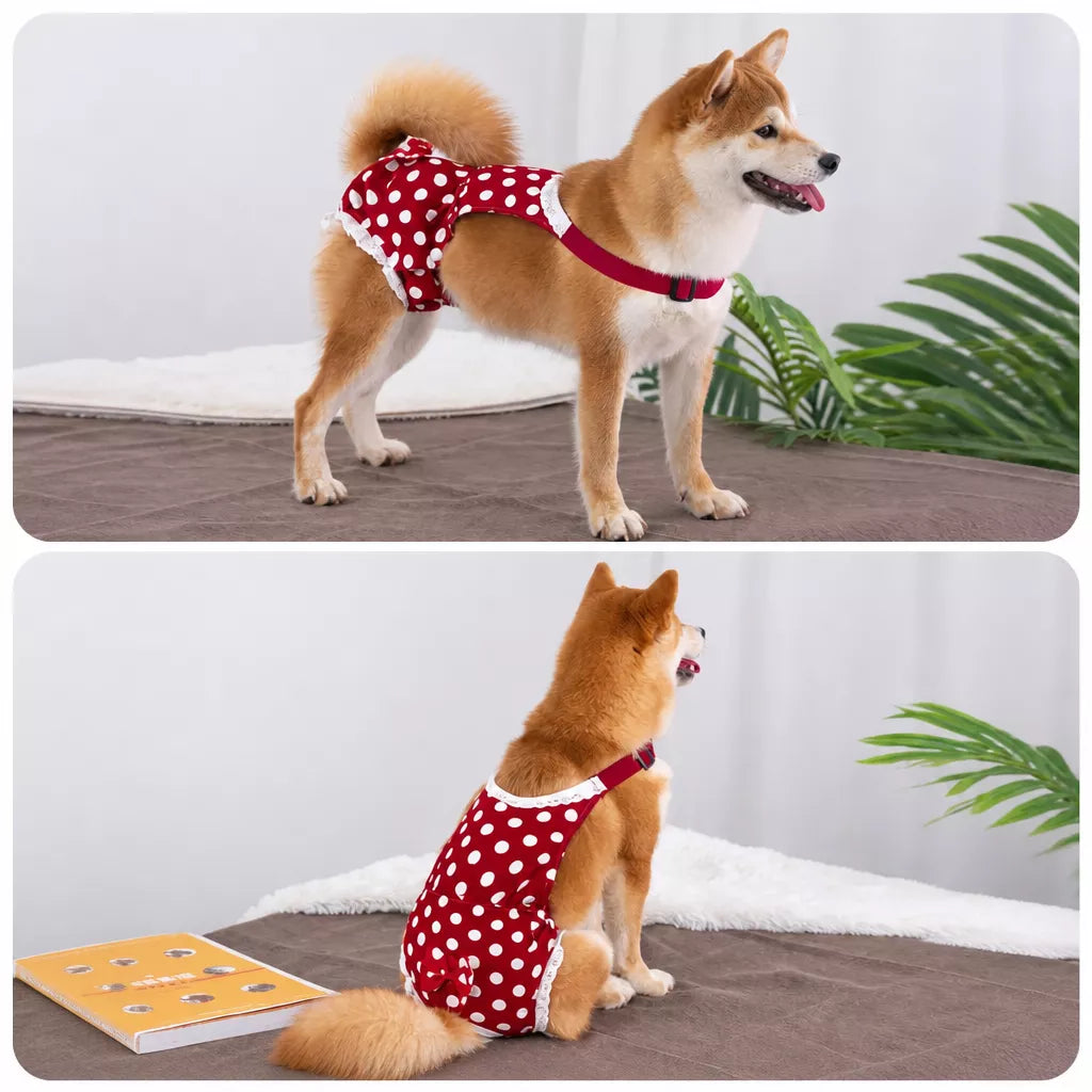 Cotton Dog Diaper for Female Dogs During Heat Cycles