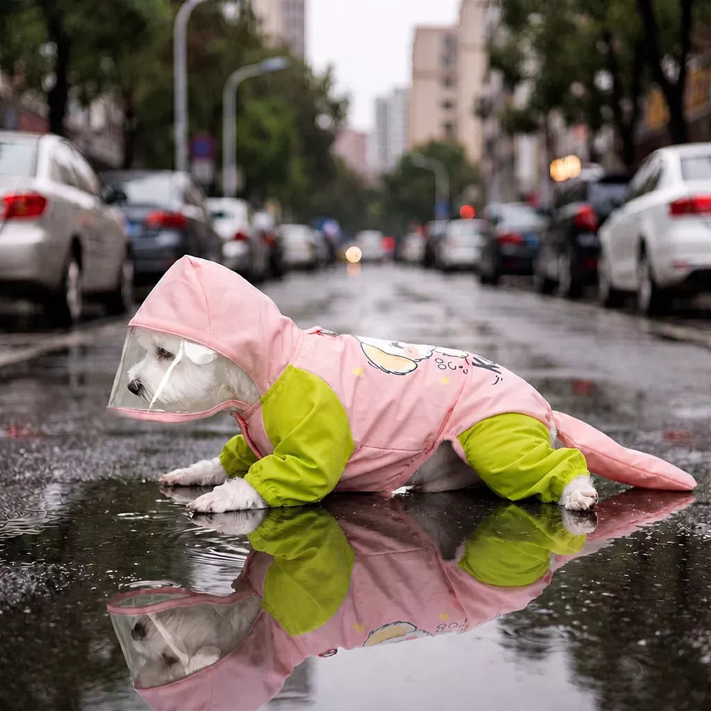 Four-Leg Dog Raincoat