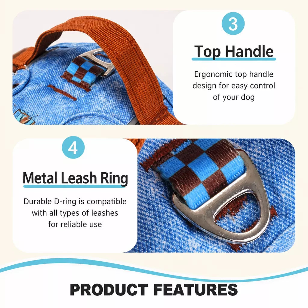Adjustable Vest-Style Dog Harness
