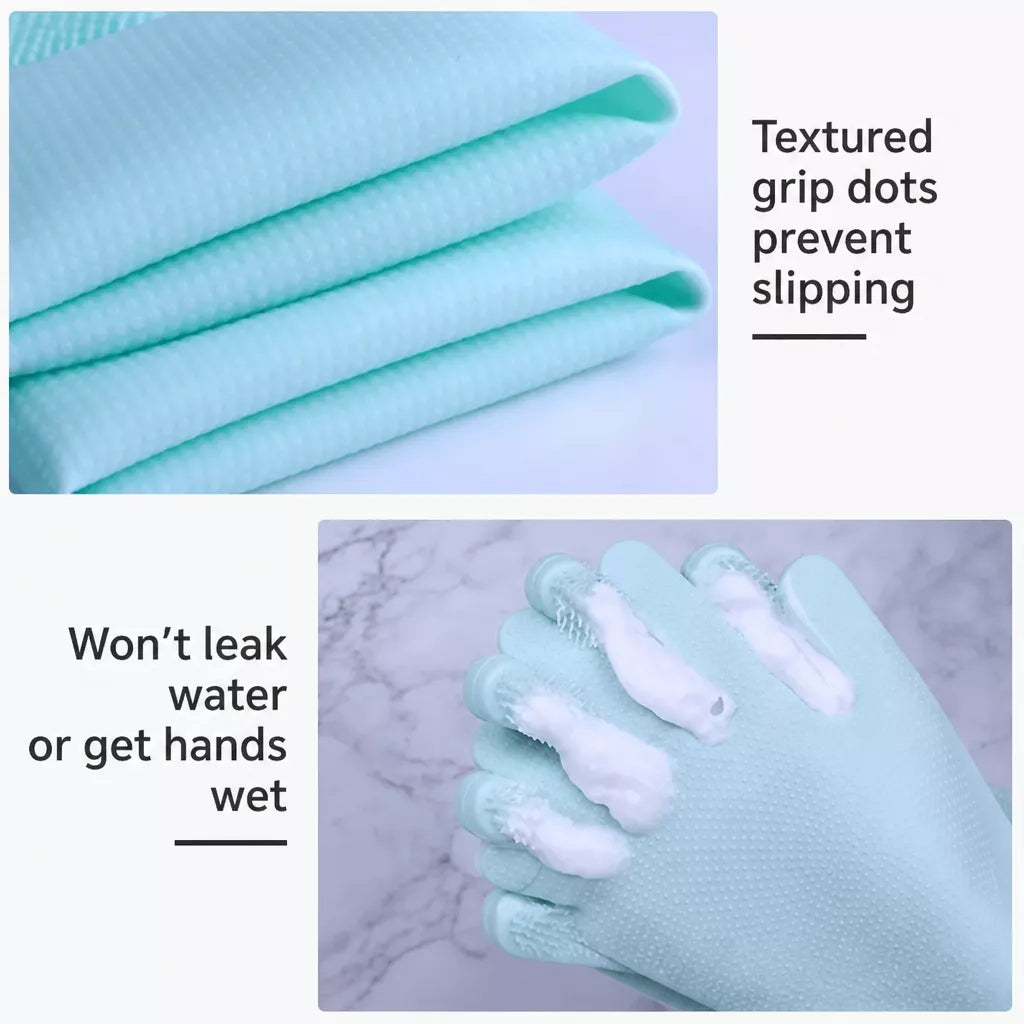 Pet Bathing Gloves for Dogs and Cats
