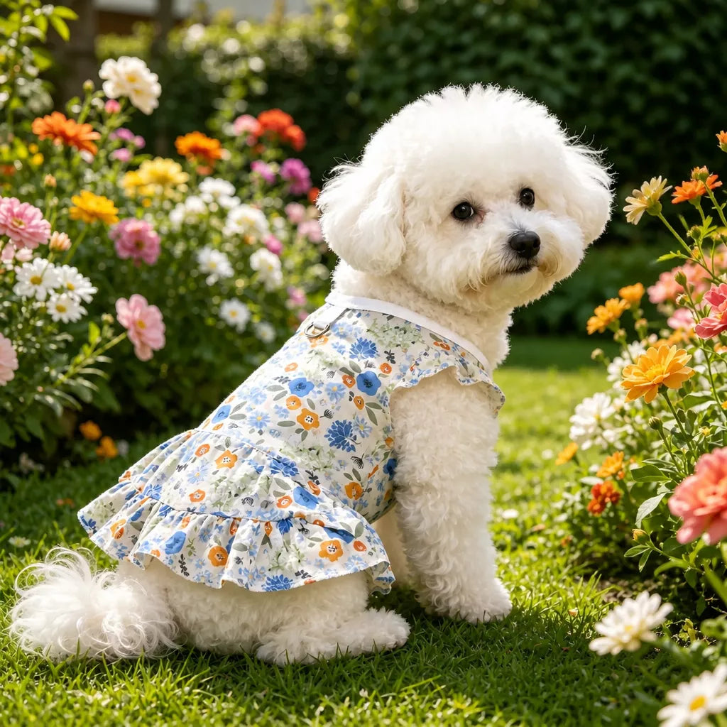 Mesh Pet Dress for Dogs and Cats