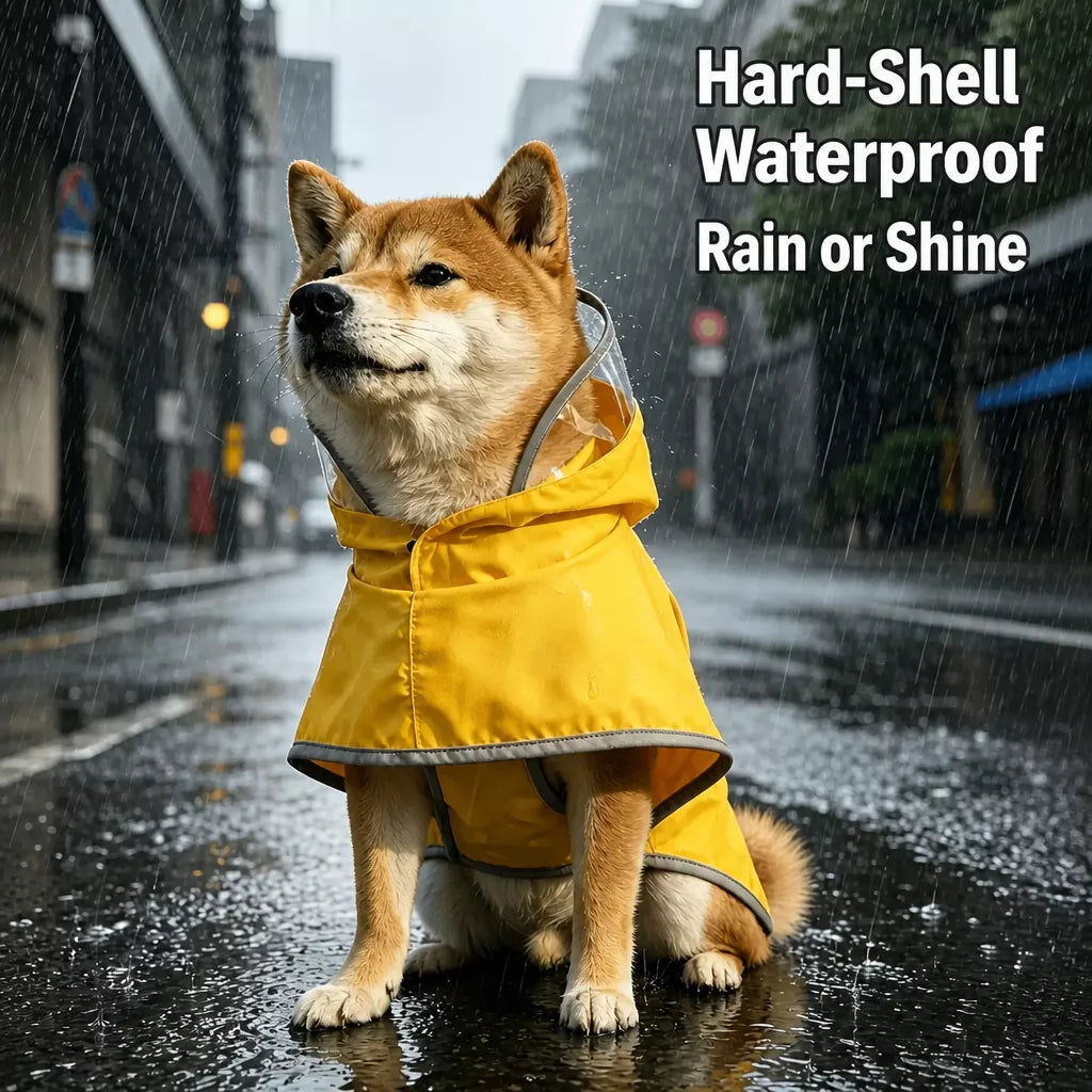 Dog Raincoat for Small and Medium Dogs