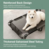 Foldable Elevated Pet Cot with Breathable Mesh