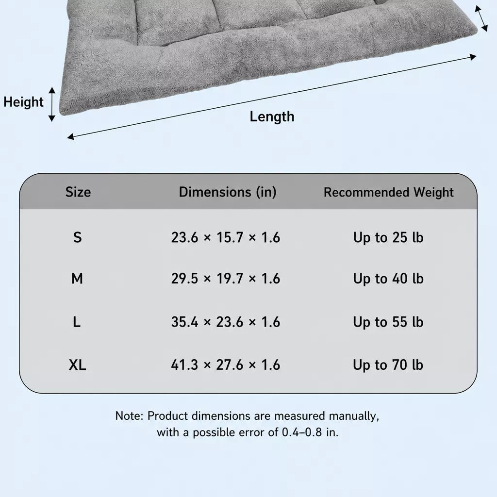 Gray Techno-Fabric Bed for Dogs & Cats