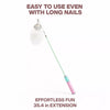 Retractable Cat Teaser Wand with Replaceable Toy Attachments