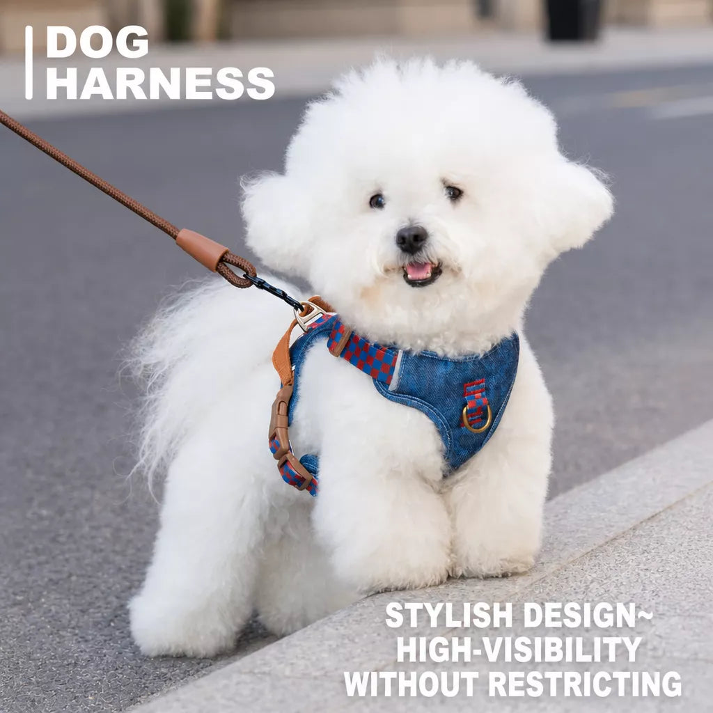 Adjustable Vest-Style Dog Harness