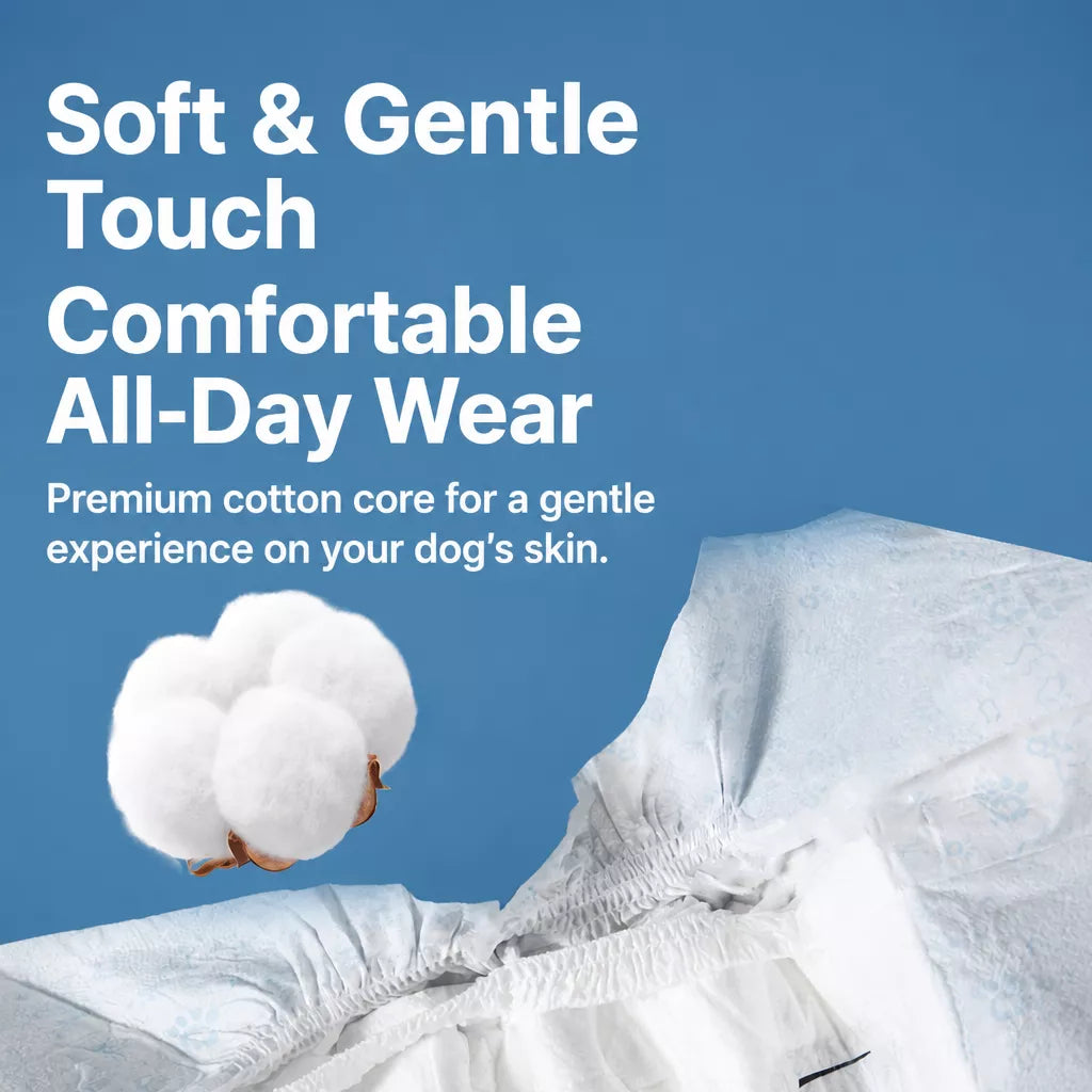 Disposable Dog Diapers for Male and Female Dogs