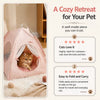 Washable Indoor Pet Tent Bed for Cats & Dogs