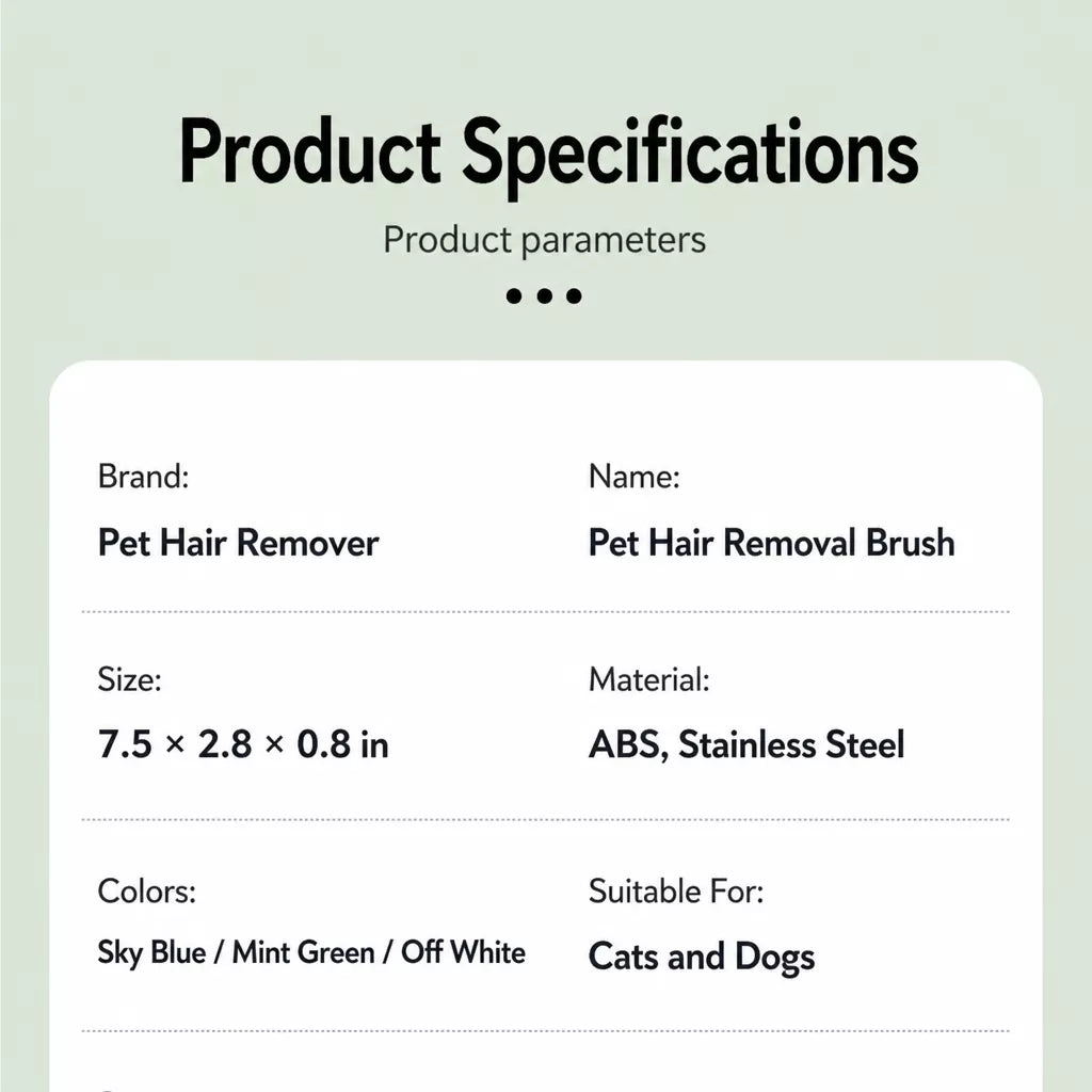 Self-Cleaning Deshedding Comb for Cats & Dogs