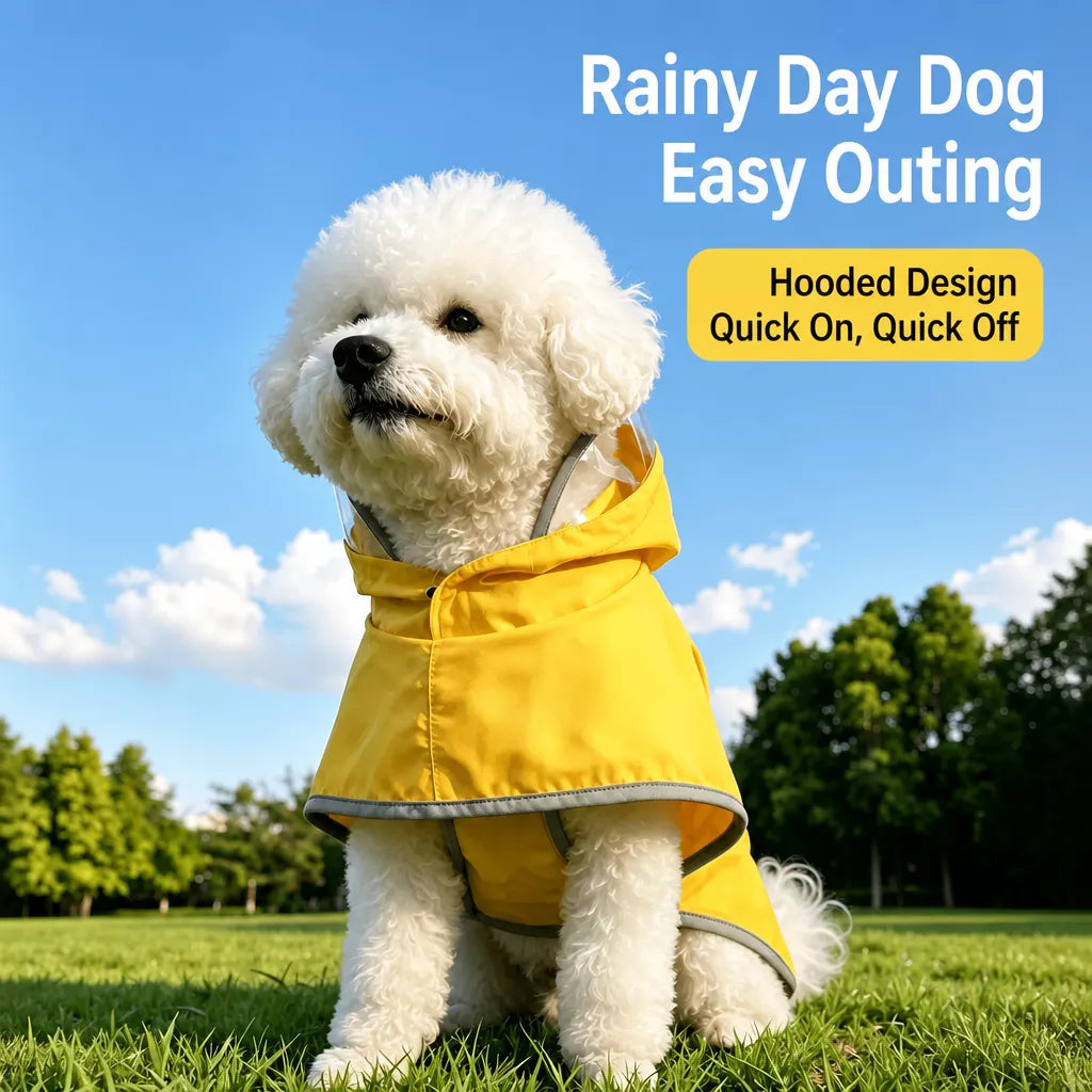 Waterproof Four-Leg Dog Raincoat